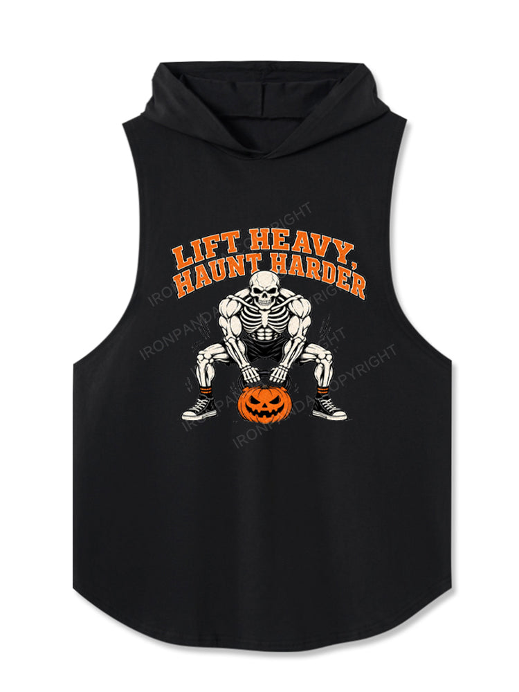 Lift Heavy Haunt Harder Hooded Tank