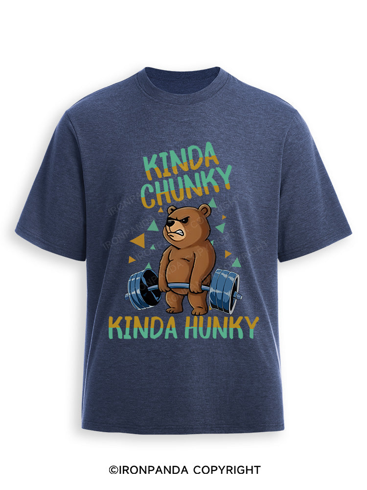 Kinda Chunky Kinda Hunky Ultra Soft Heather T-Shirt