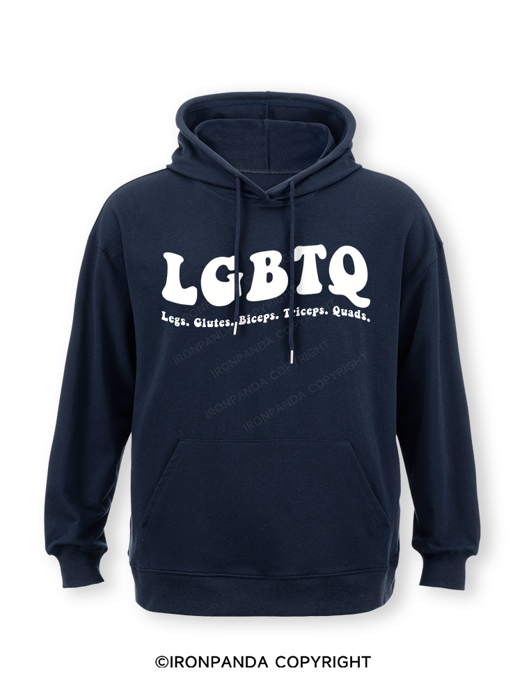 LGBTQ: Legs, Glutes, Biceps, Triceps, Quads Classic Gym Hoodie