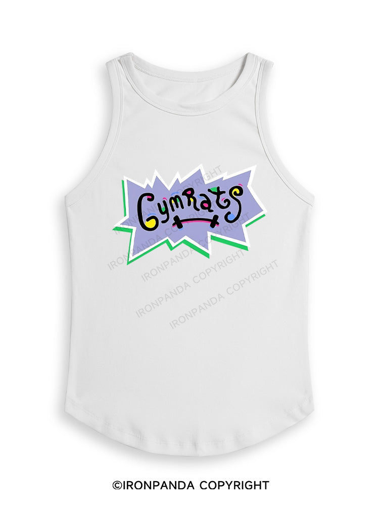 GYM RATS Fitted Tank Top