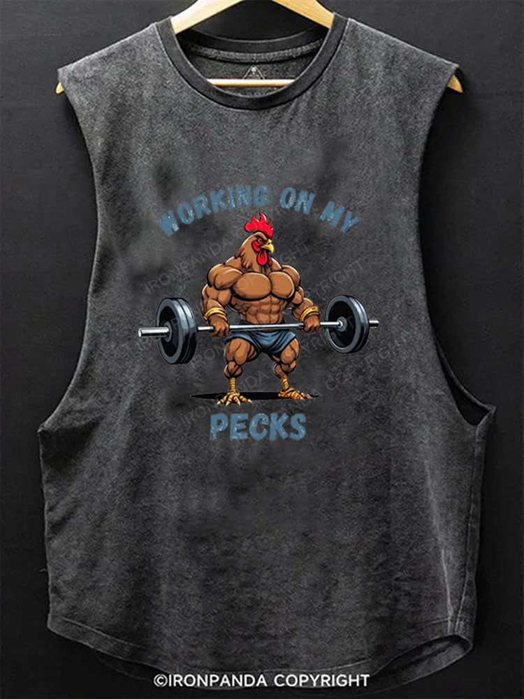 Working on my Pecks Scoop Bottom Cotton Tank