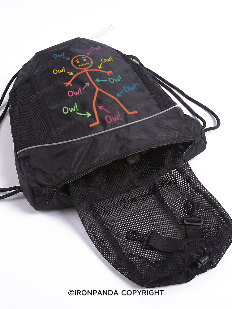 OW! Gym Drawstring Bag