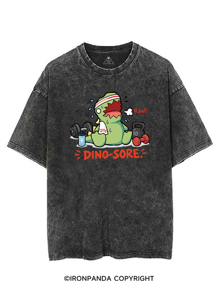 RAW! DINO-SORE VINTAGE GYM SHIRT