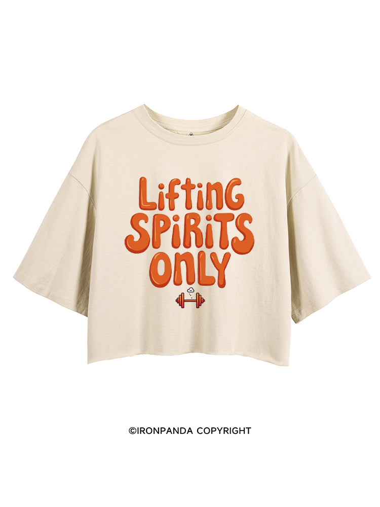 LIFTING SPIRITS ONLY HALLOWEEN CROP TOPS