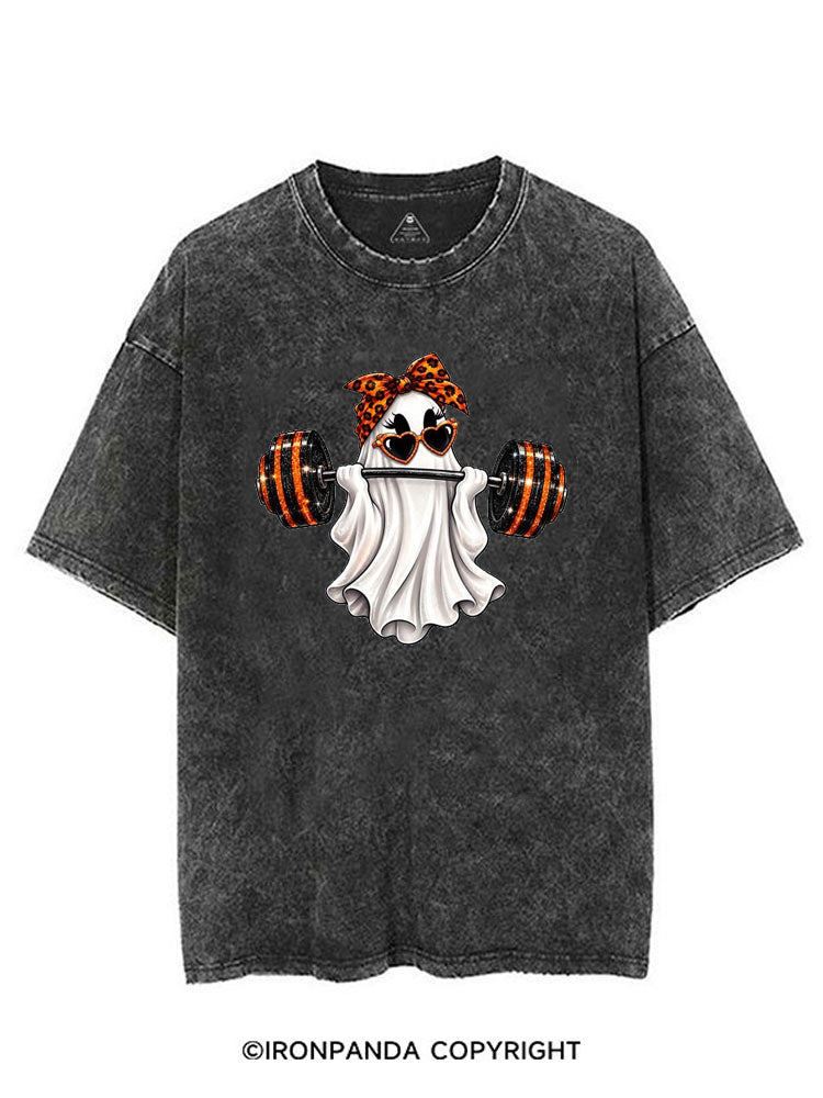 HALLOWEEN GLAM SPARKLE BOOTY BUILDER VINTAGE GYM SHIRT