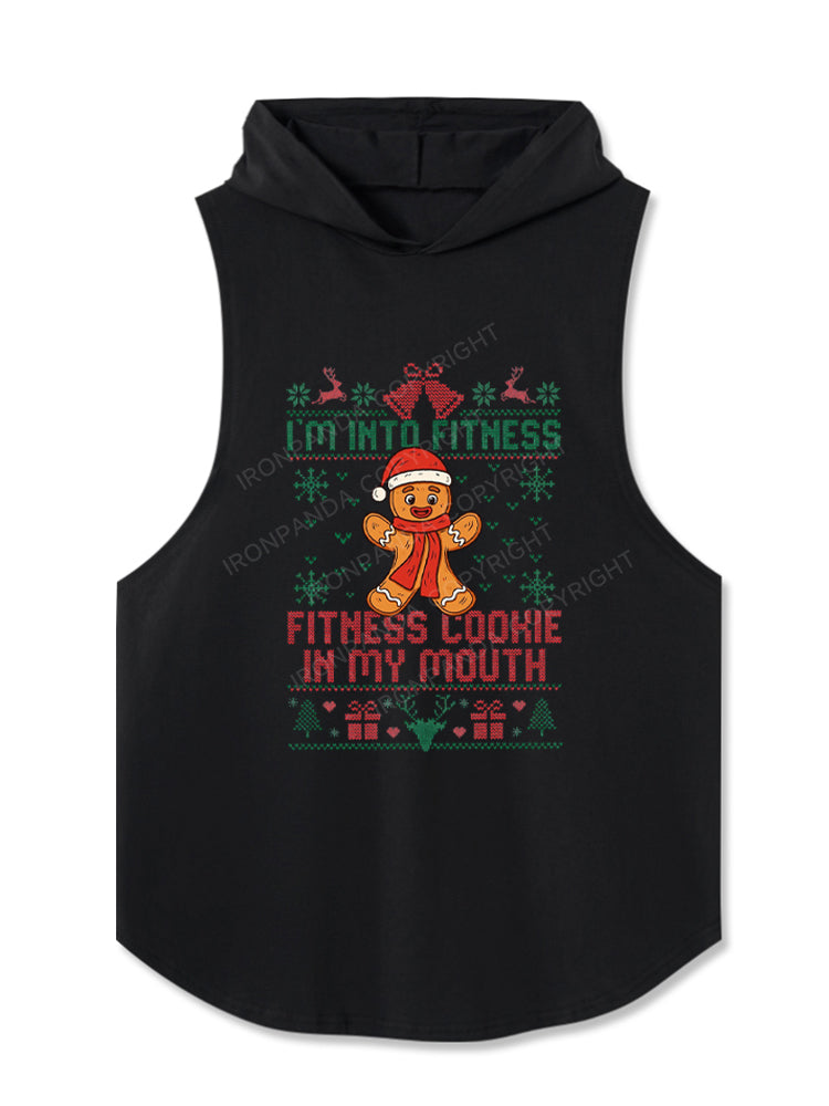 Jolliest Bunch of Fitness Cookie Christmas Hooded Tank