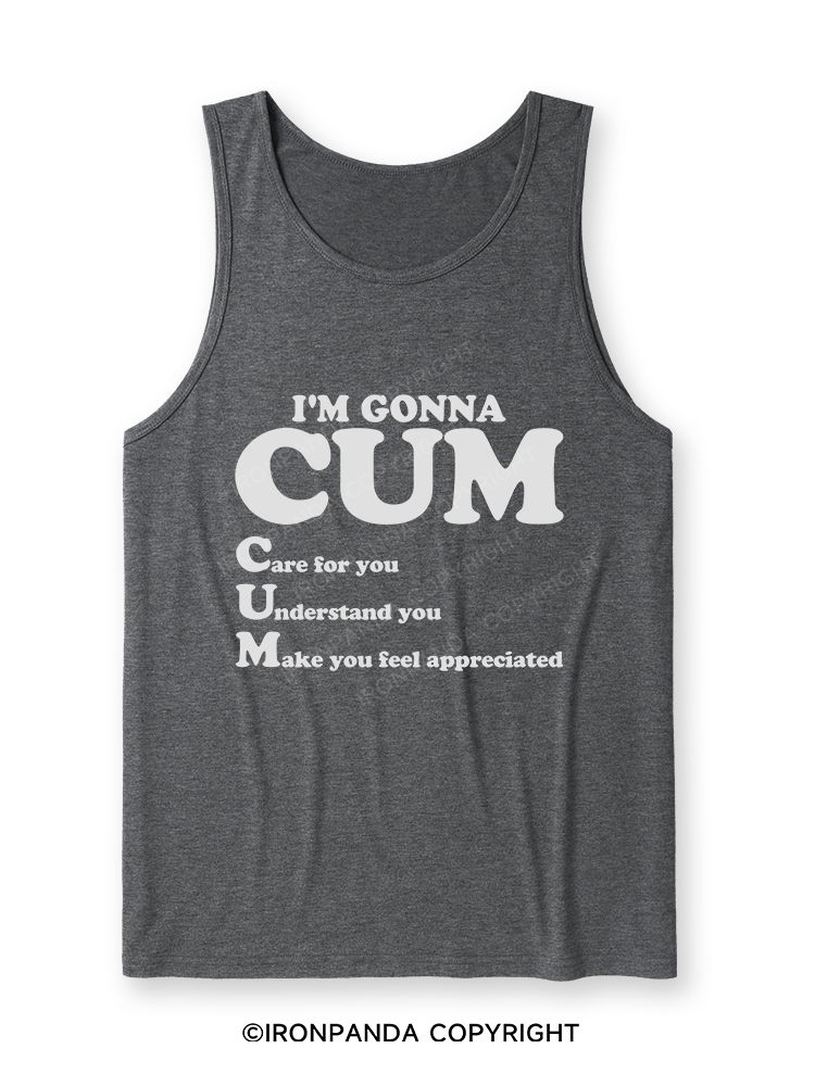 I’M GONNA CUM Ultra Soft Heather Tank