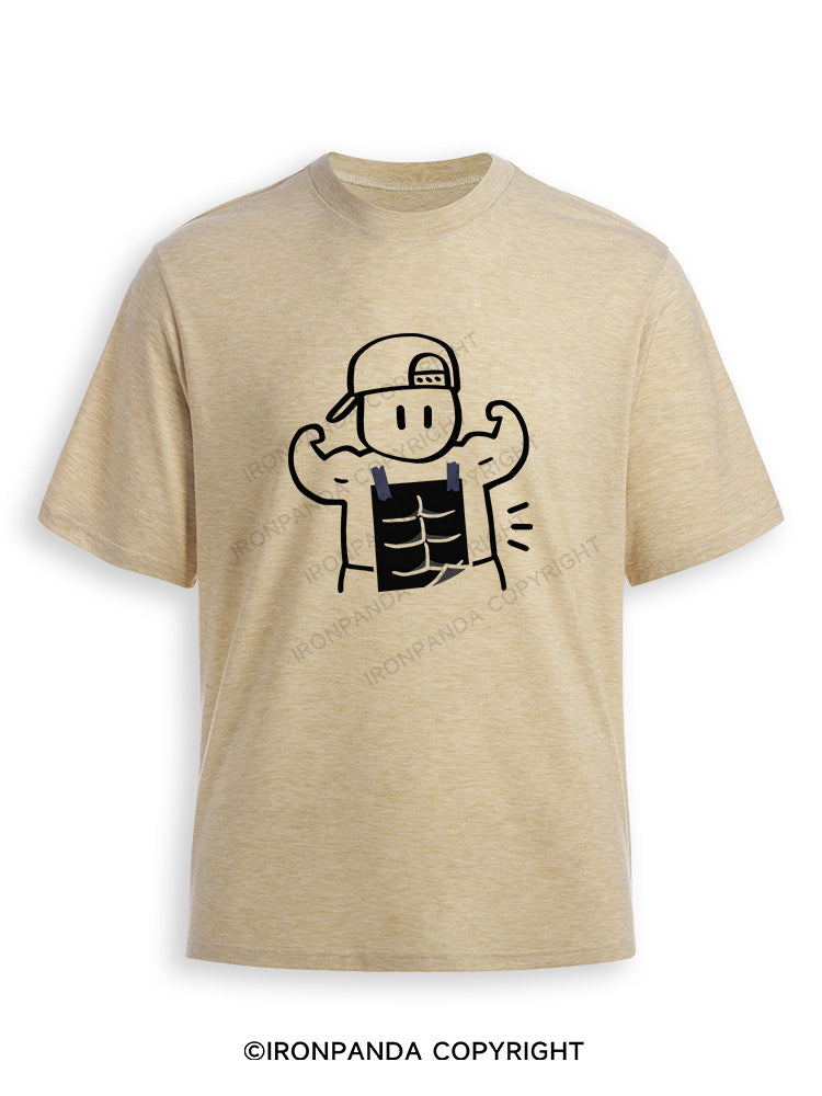 Look at my abs! Ultra Soft Heather T-Shirt