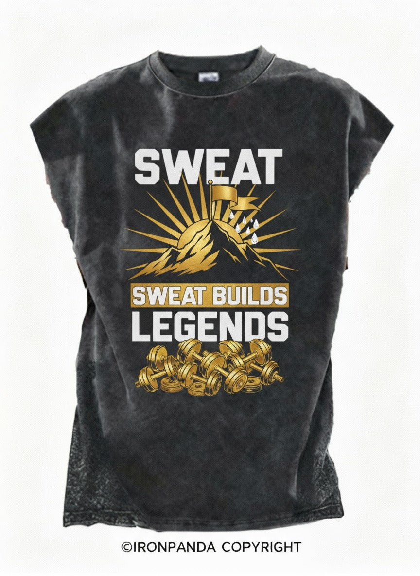 SWEAT BUILDS LEGENDS Cut Off Tank