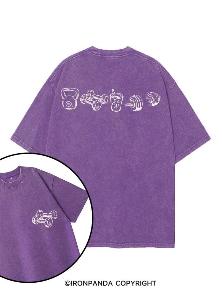 GYM LOVER FITNESS printed Gym Shirt