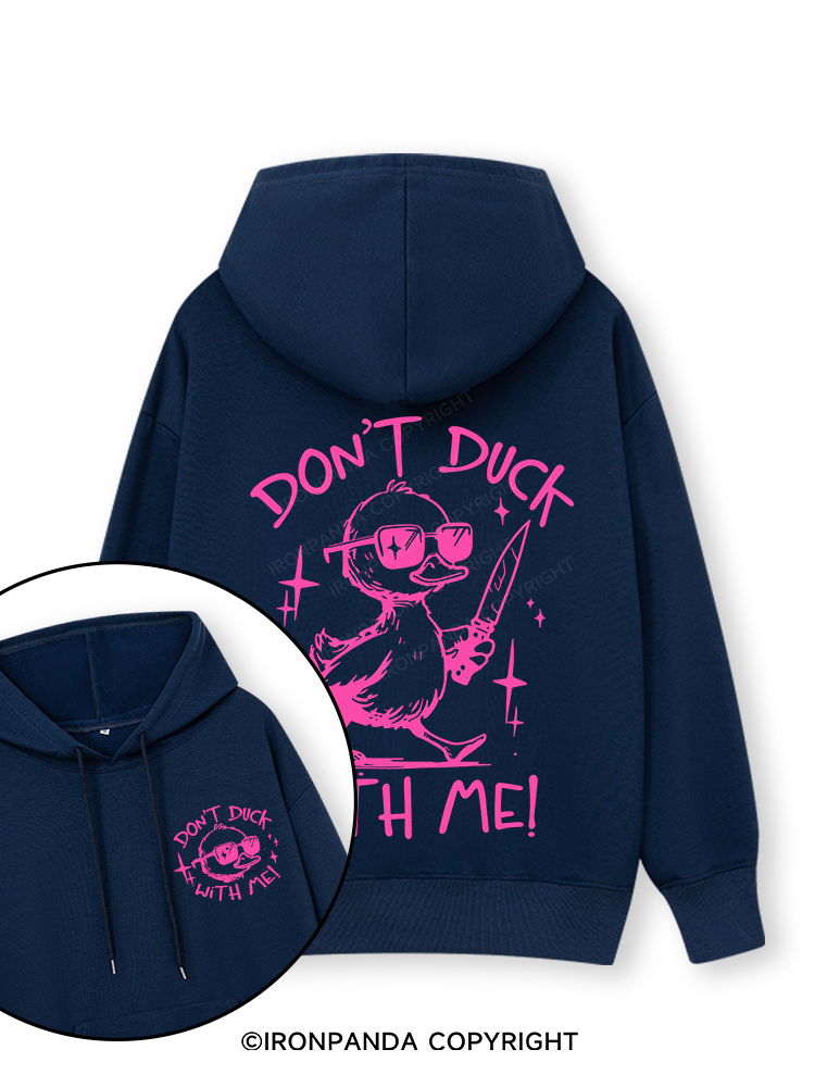 Don't duck with m Double-Sided Printed Classic Gym Hoodie