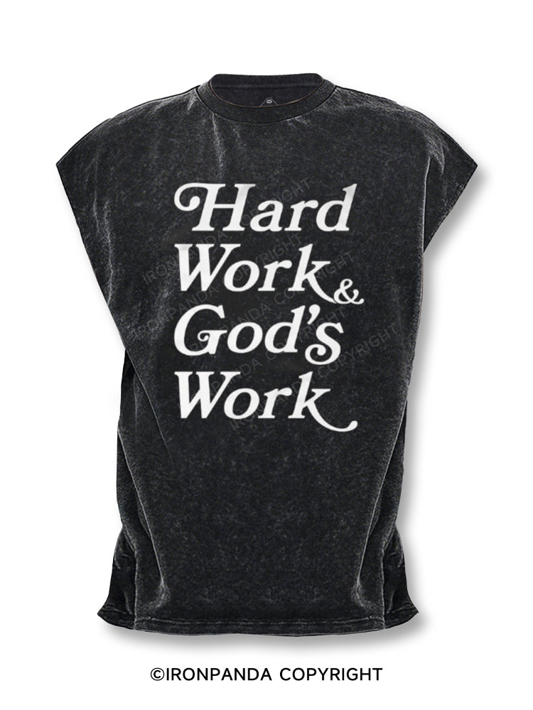 Hard Work & God’s Work Cut Off Tank