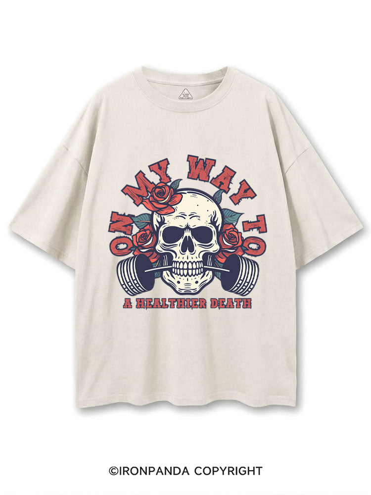 On My Way To A Healthier Death COTTON PUMP COVER