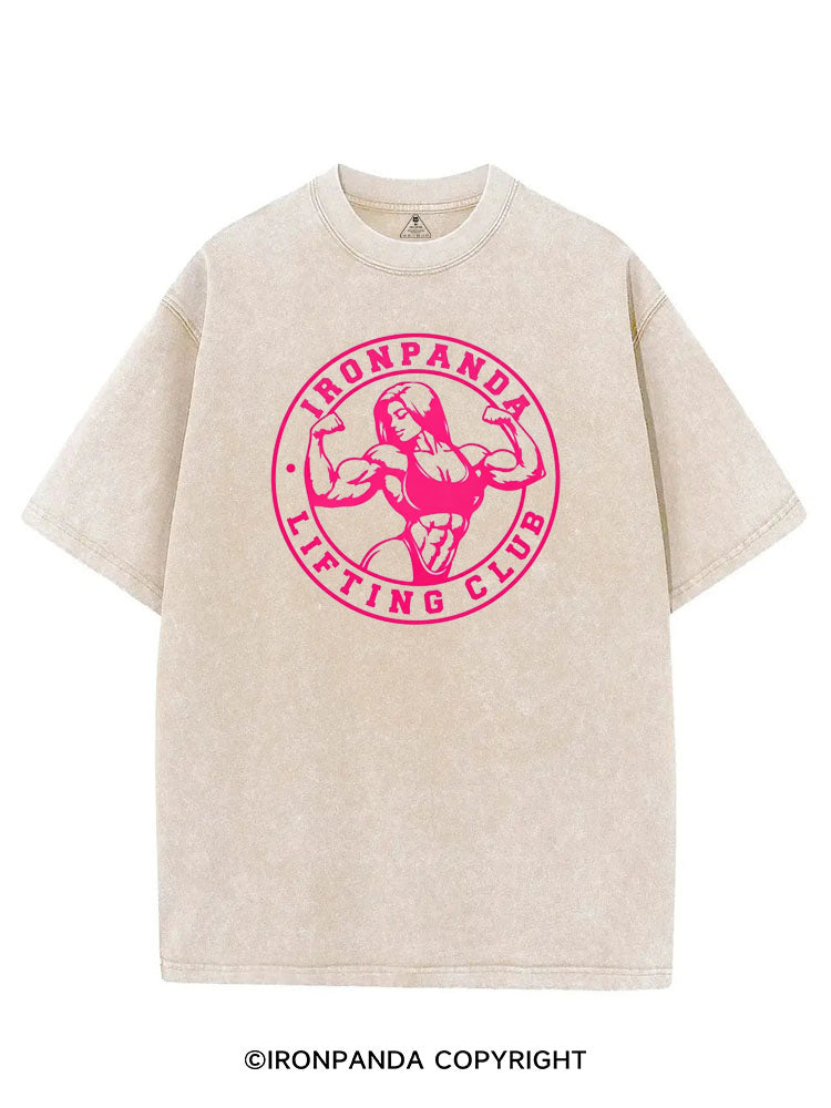 IRONPANDA LIFTING CLUB VINTAGE GYM SHIRT