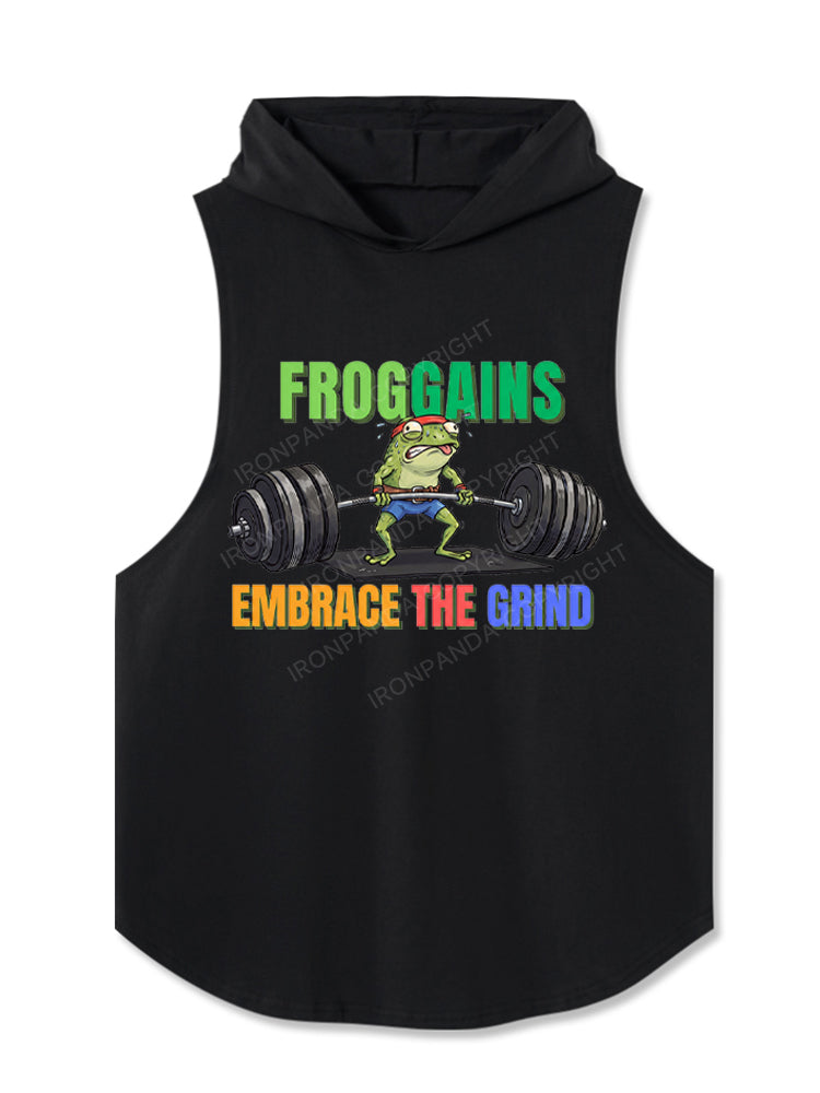 Frog gains Embrace The Grind Hooded Tank