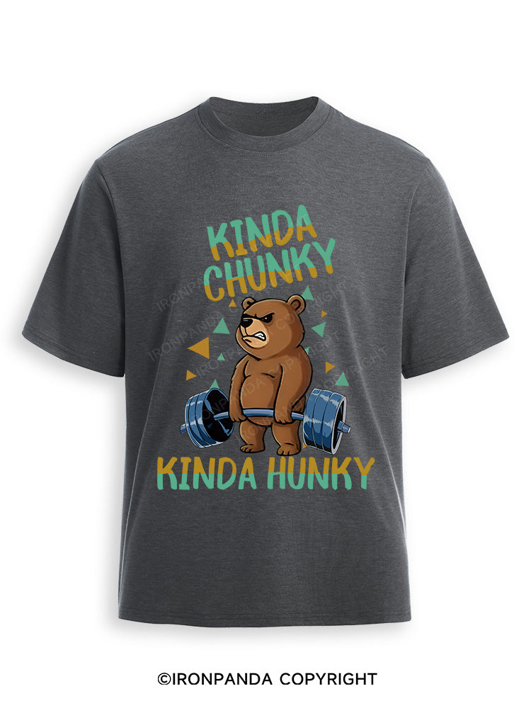 Kinda Chunky Kinda Hunky Ultra Soft Heather T-Shirt