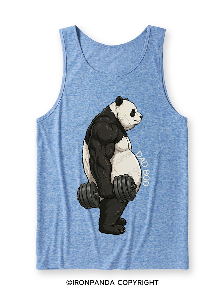 Dad Bod Panda Ultra Soft Heather Tank
