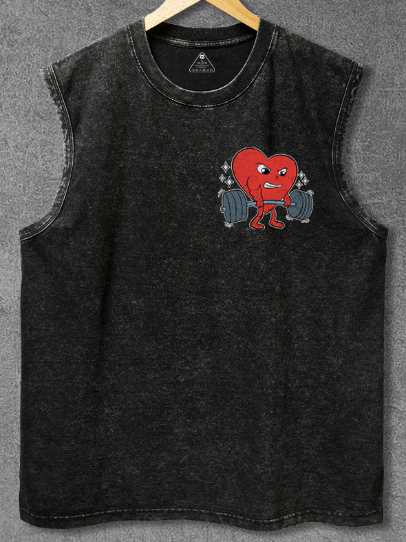 Heart Lifting Washed Gym Tank