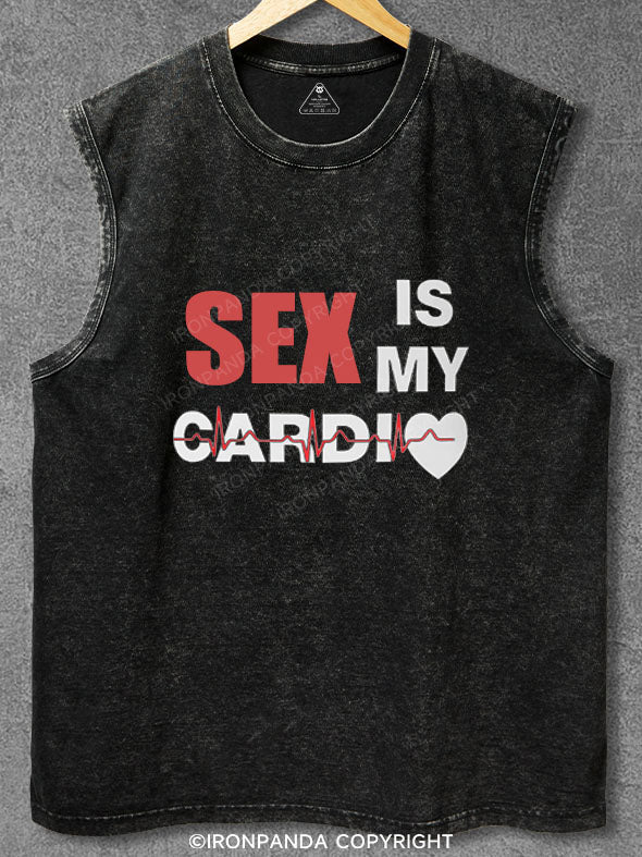 My Cardio Washed Gym Tank