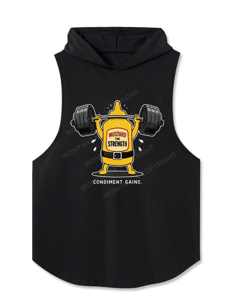 MUSTARD THE STRENGTH Hooded Tank