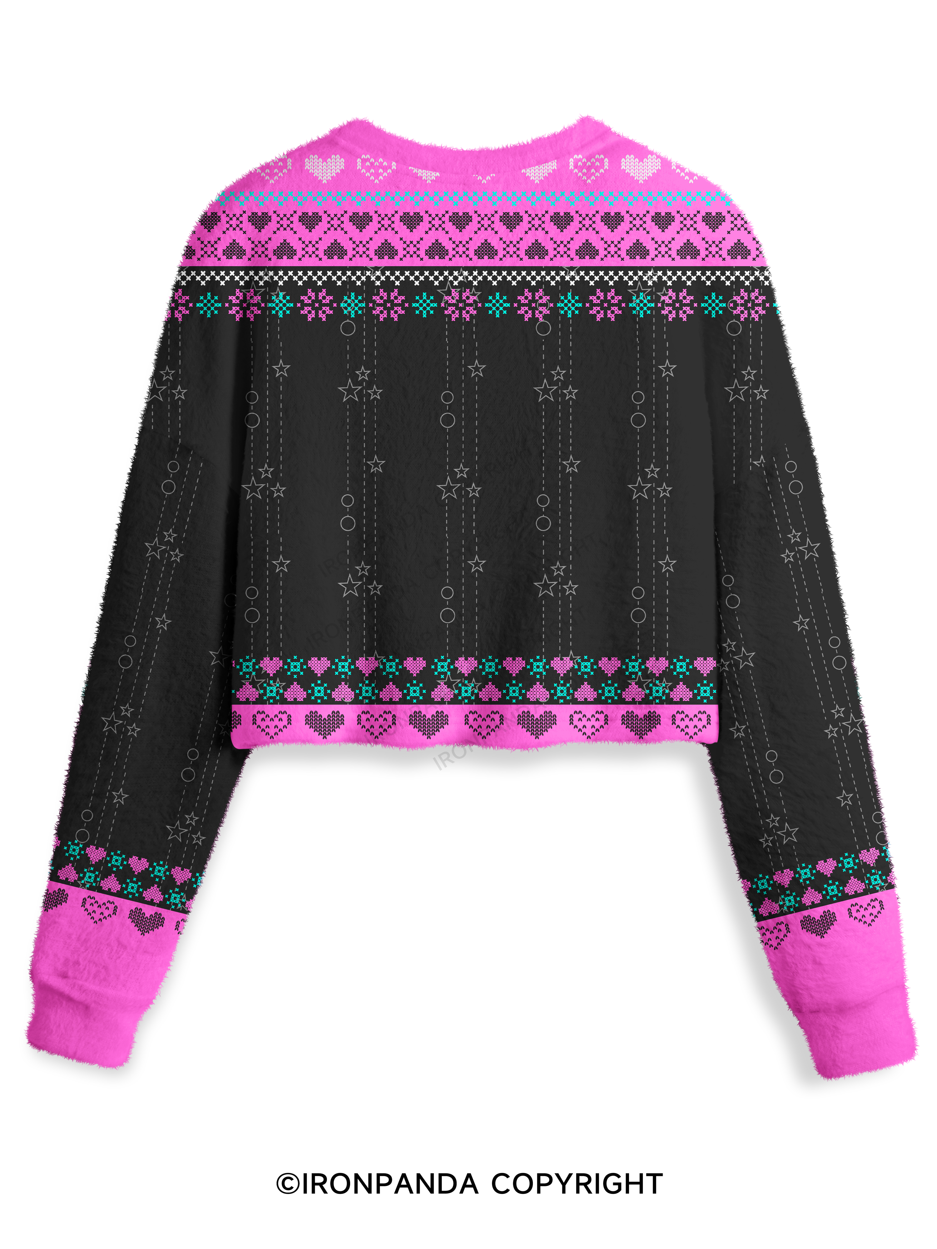 SOME AUNTS HAVE TATOOS PRETTY EYES THICK THIGHS AND CUSS TOO MUCH Crop Ugly Sweater