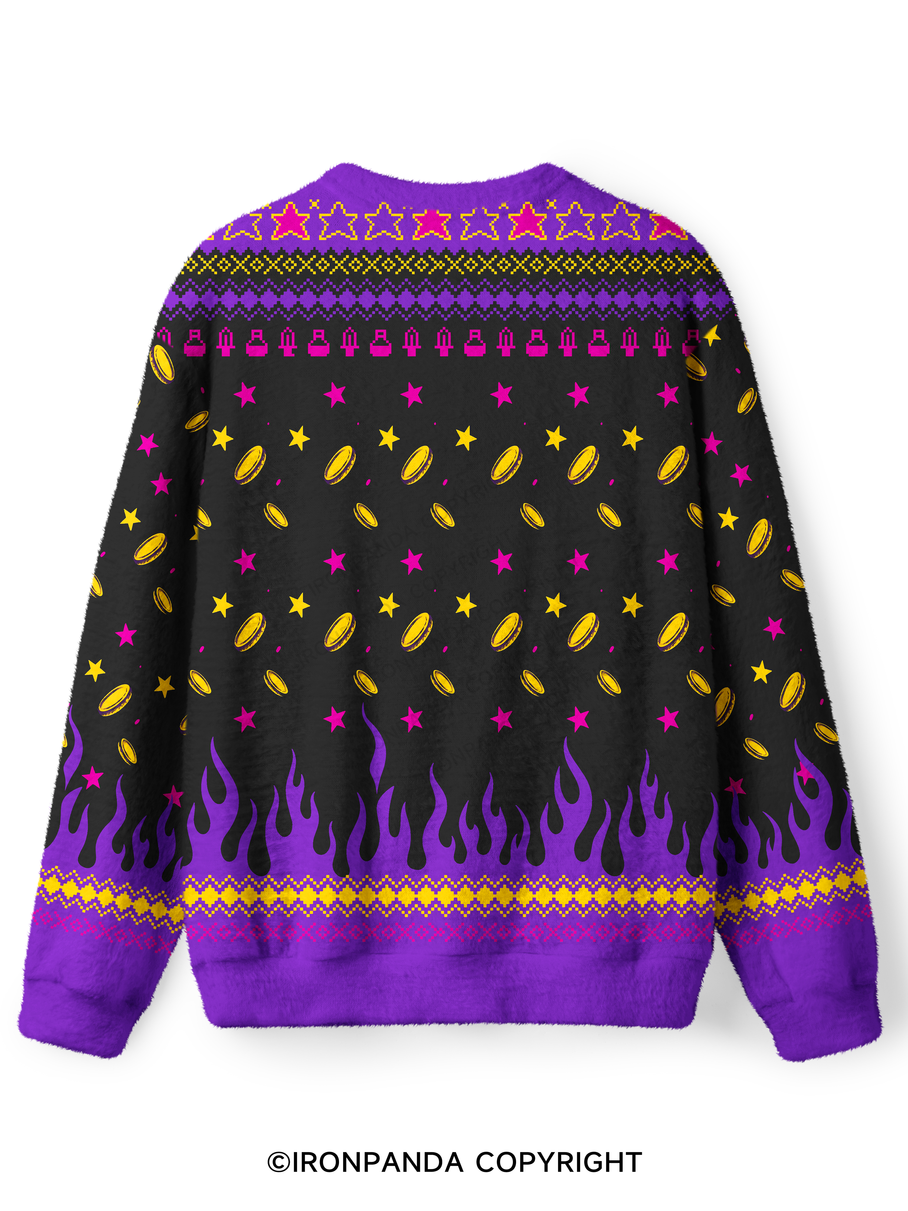 You Will Not Break Me Ugly Fuzzy Fleece Sweater