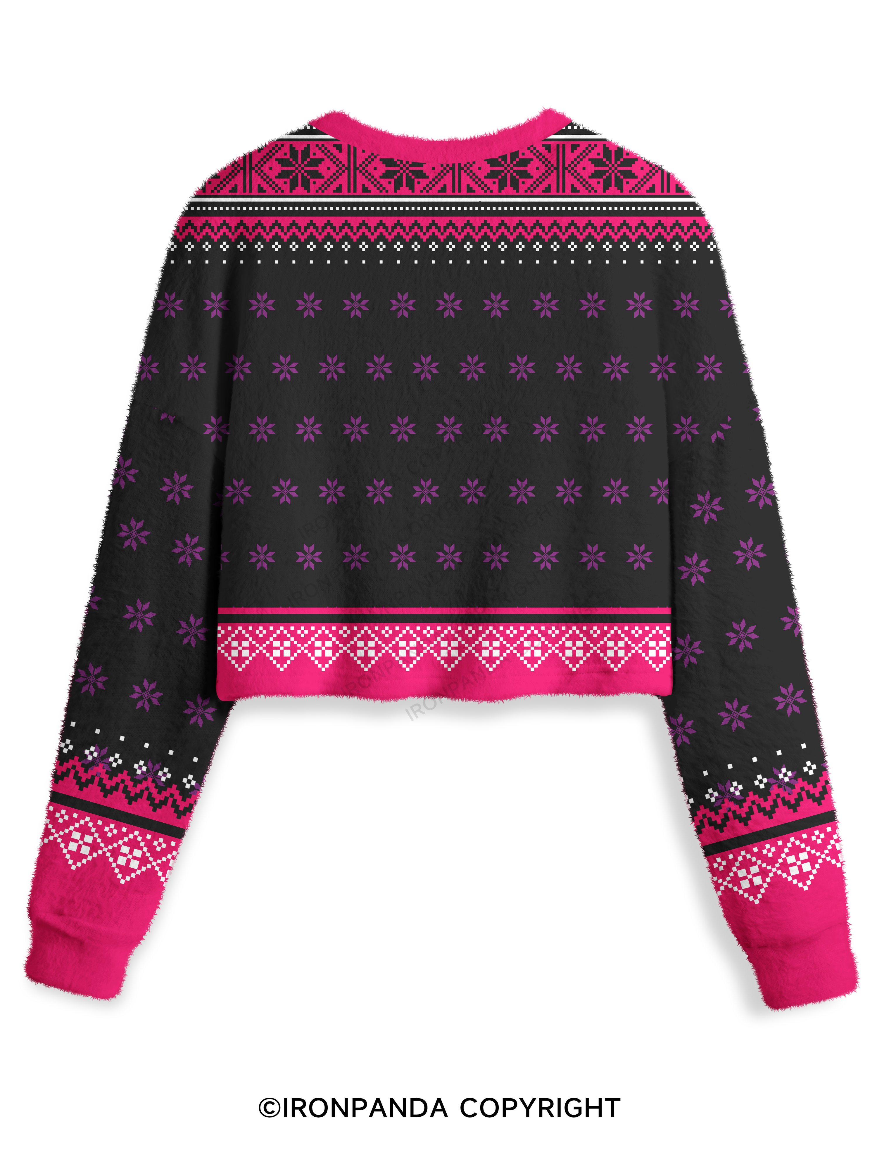 LIFT HEAVY READ SMUT Crop Ugly Sweater