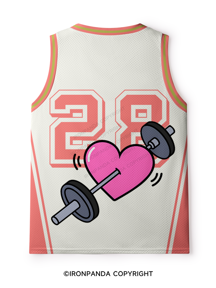 PRETTY GIRLS LIFT HEAVY Mesh Tank Top