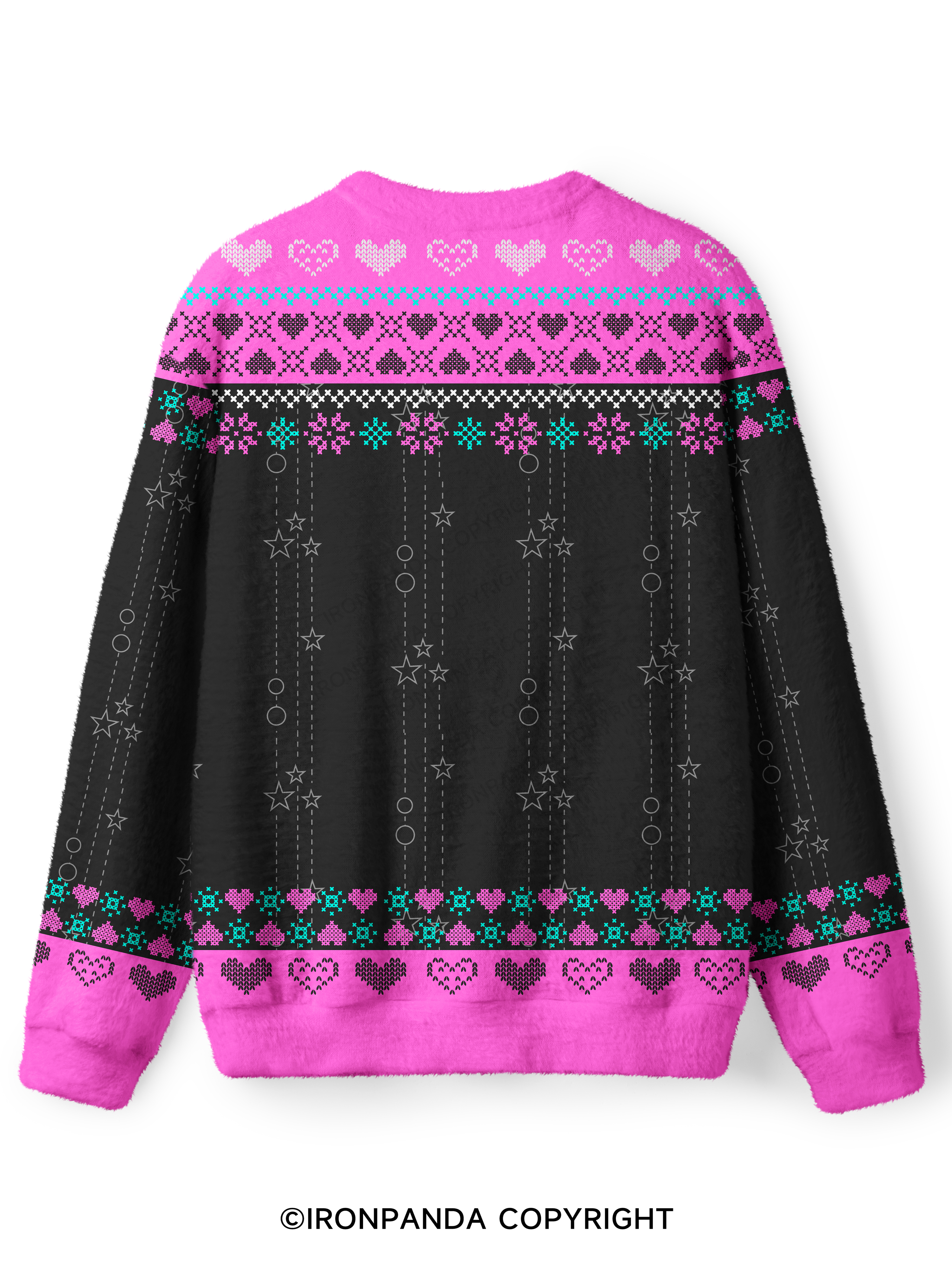SOME AUNTS HAVE TATOOS PRETTY EYES THICK THIGHS AND CUSS TOO MUCH Ugly Fuzzy Fleece Sweater
