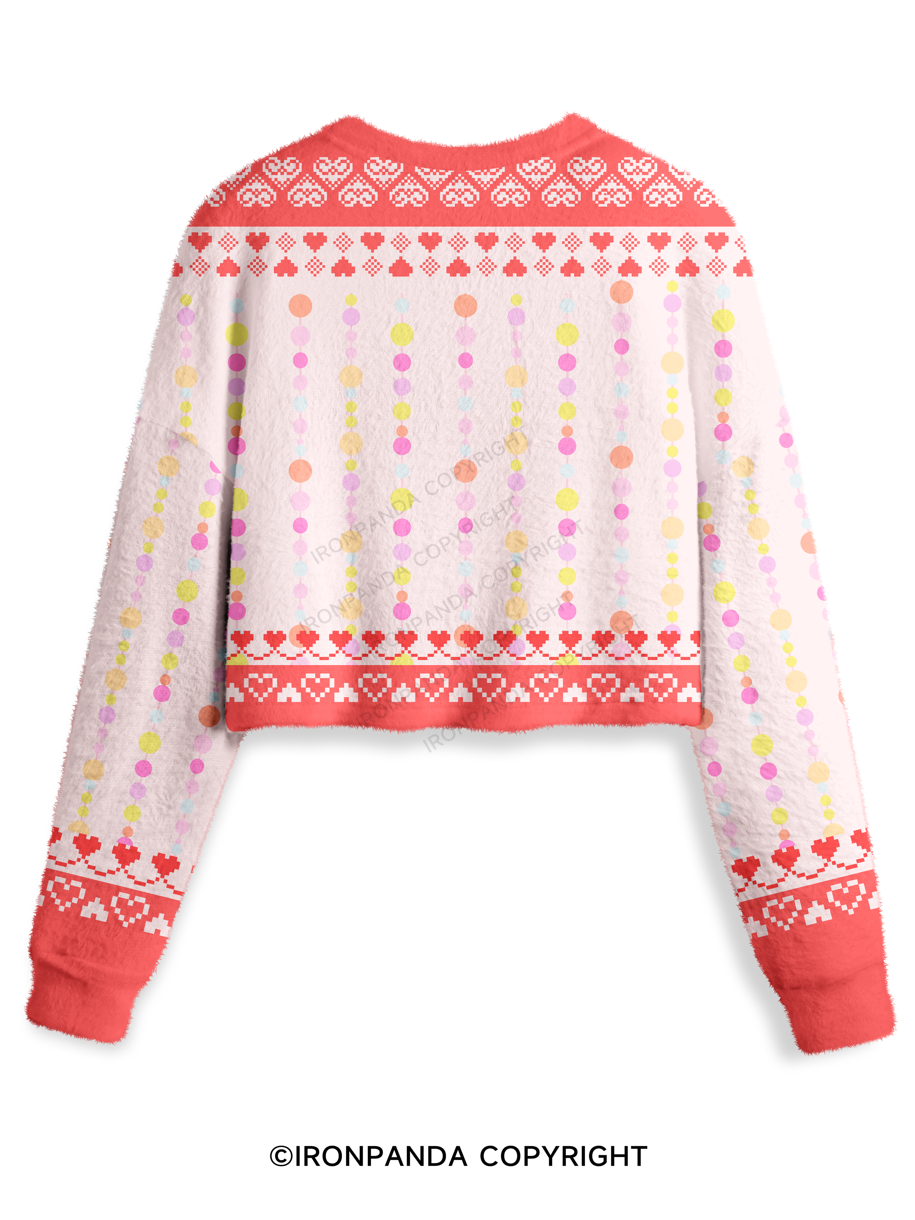 TRAIN, REST, REPEAT Crop Ugly Sweater