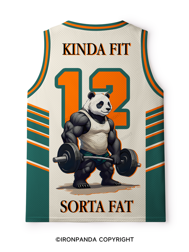 Kinda Fit Sorta Fat Panda Mesh Tank Top