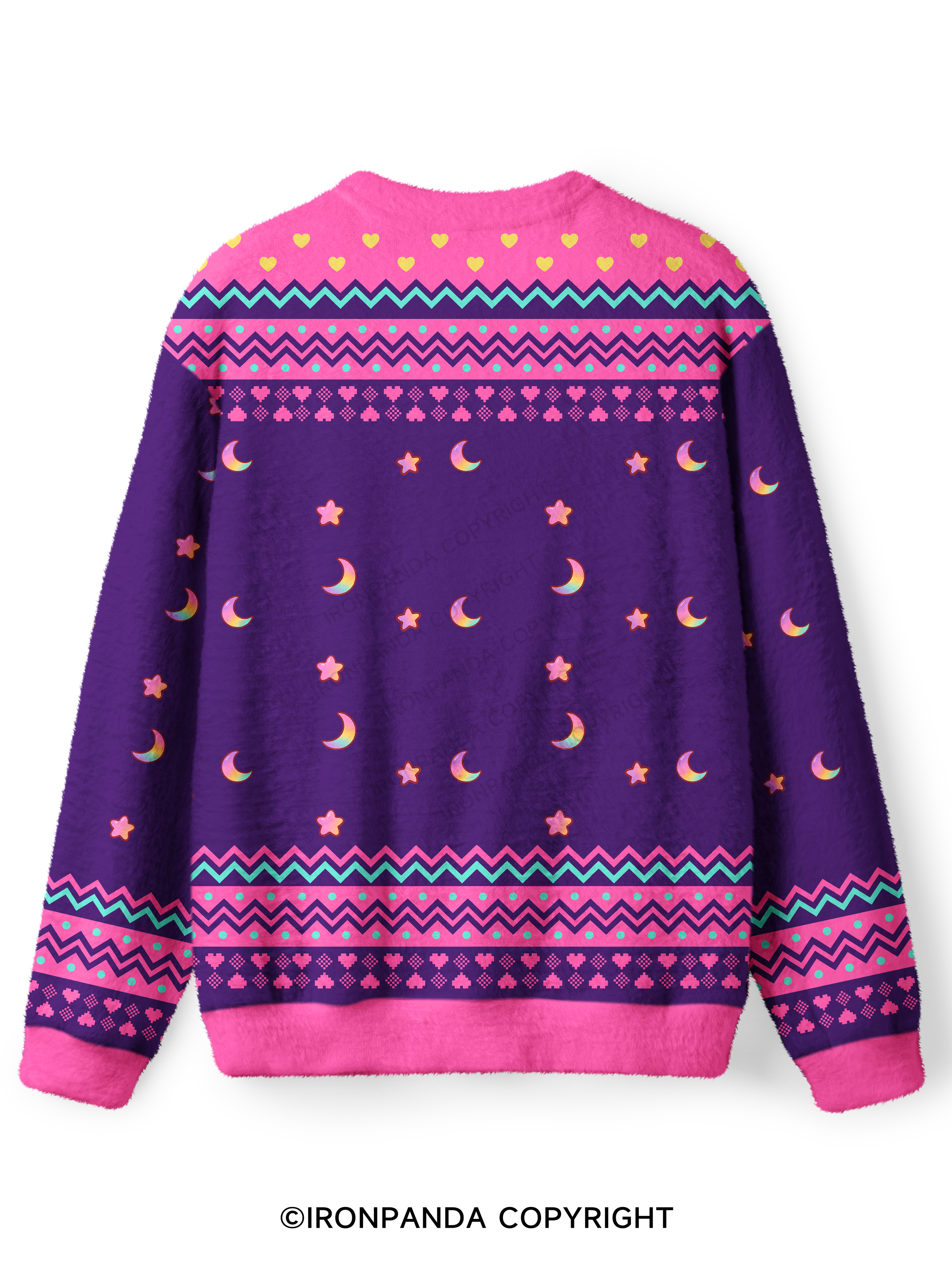I MIGHT BE A HANDFUL BUT SO IS THIS ASS GYM Ugly Fuzzy Fleece Sweater