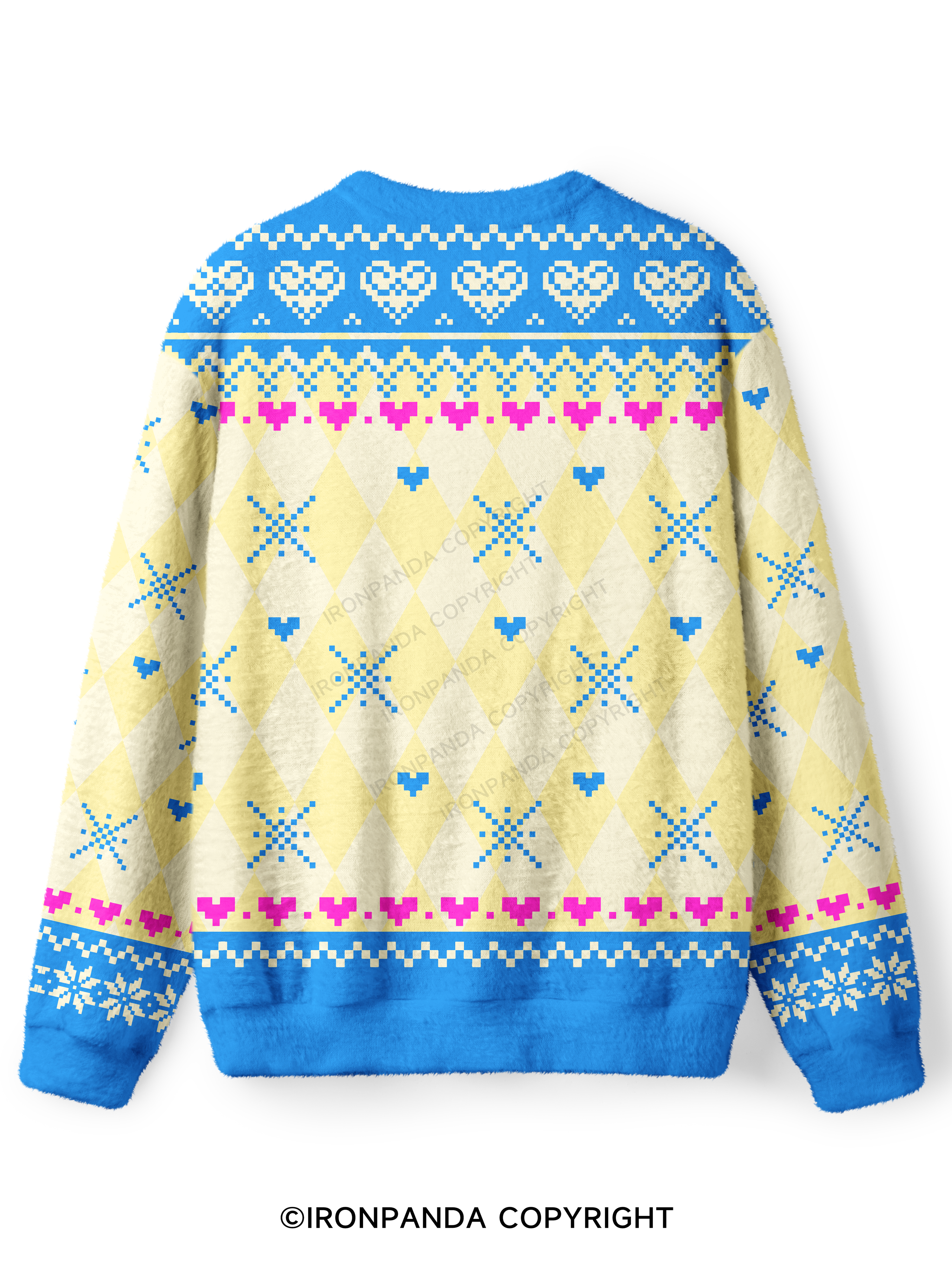 THE BADASS MOMS CLUB Ugly Fuzzy Fleece Sweater