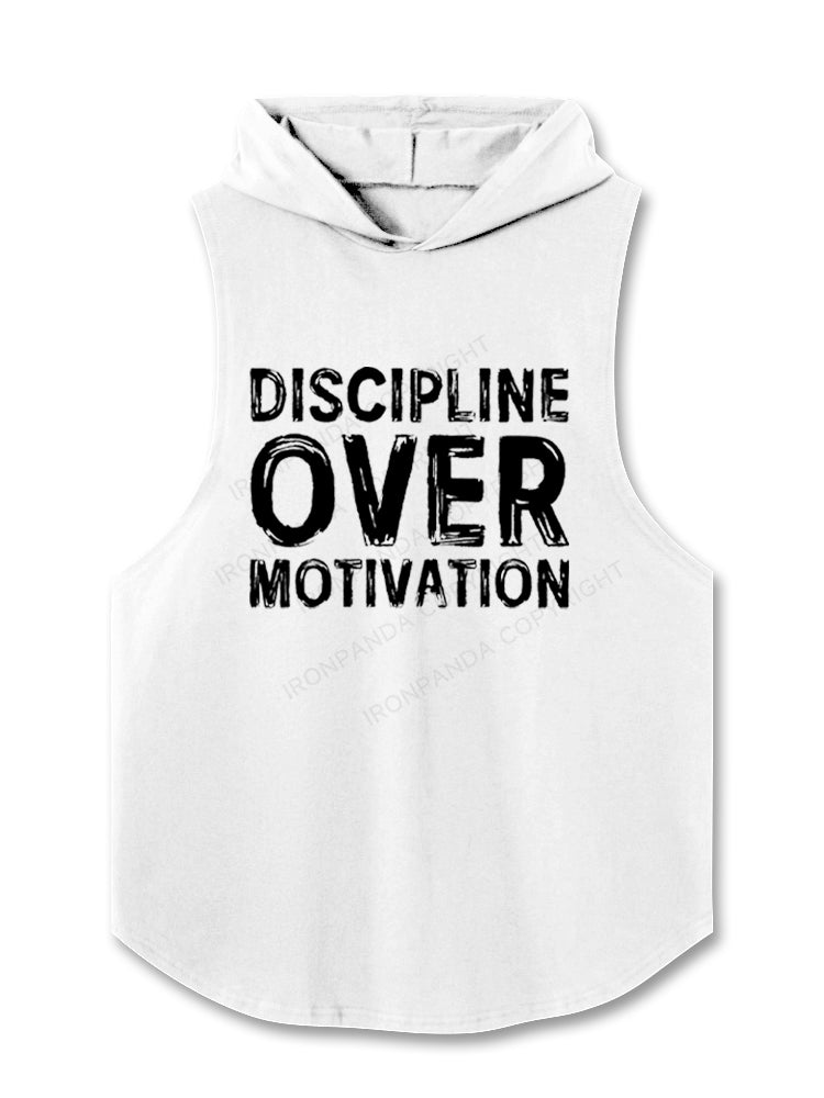 Discipline Over Motivation Hooded Tank