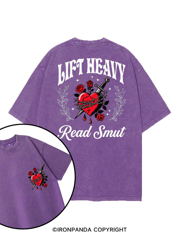 LIFT HEAVY READ SMUT DARK ROMANCE printed Gym Shirt
