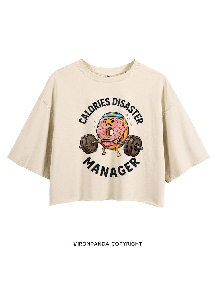 Calories Disaster Manager CROP TOPS