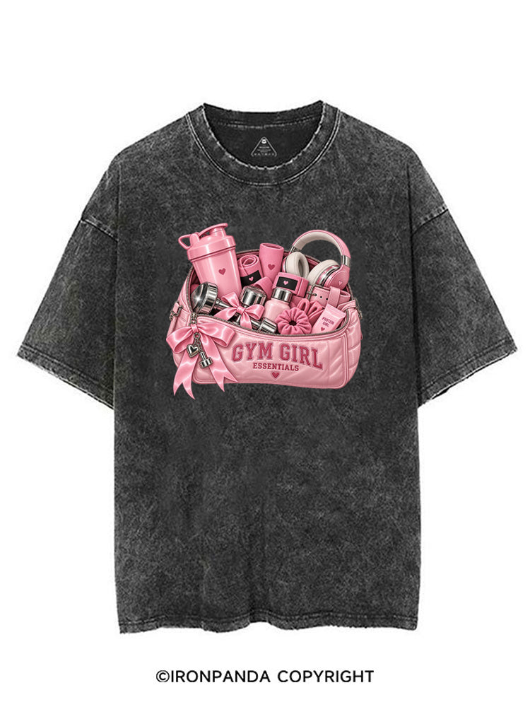 GYM GIRL ESSENTIALS PROTEIN GIRL VINTAGE GYM SHIRT