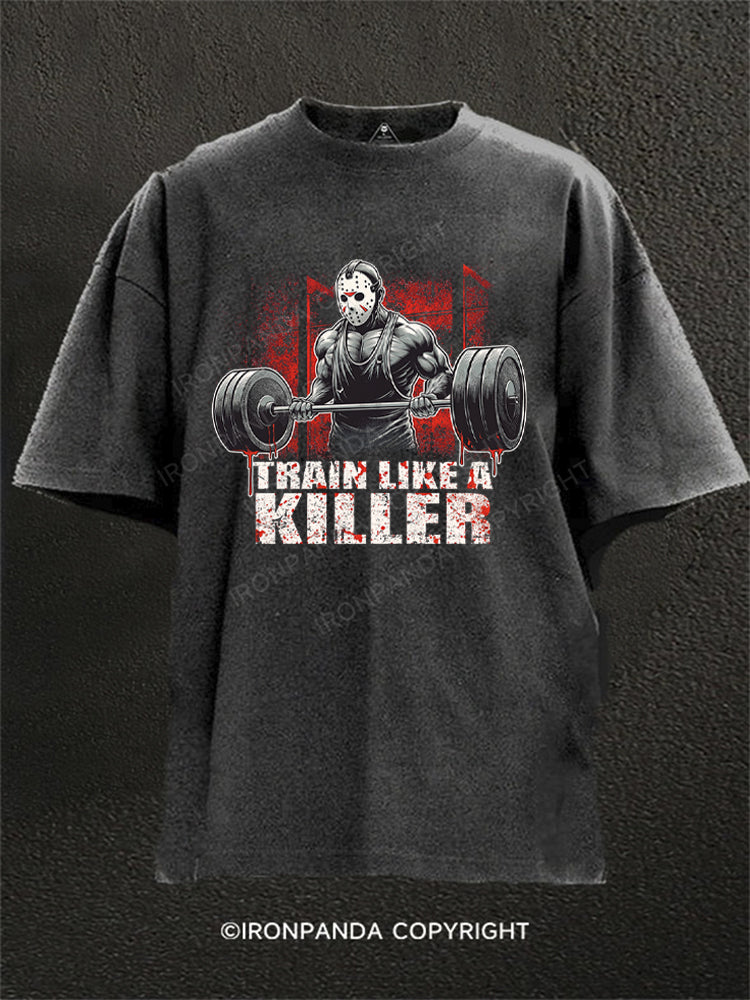 Train Like A Killer Washed Gym Shirt