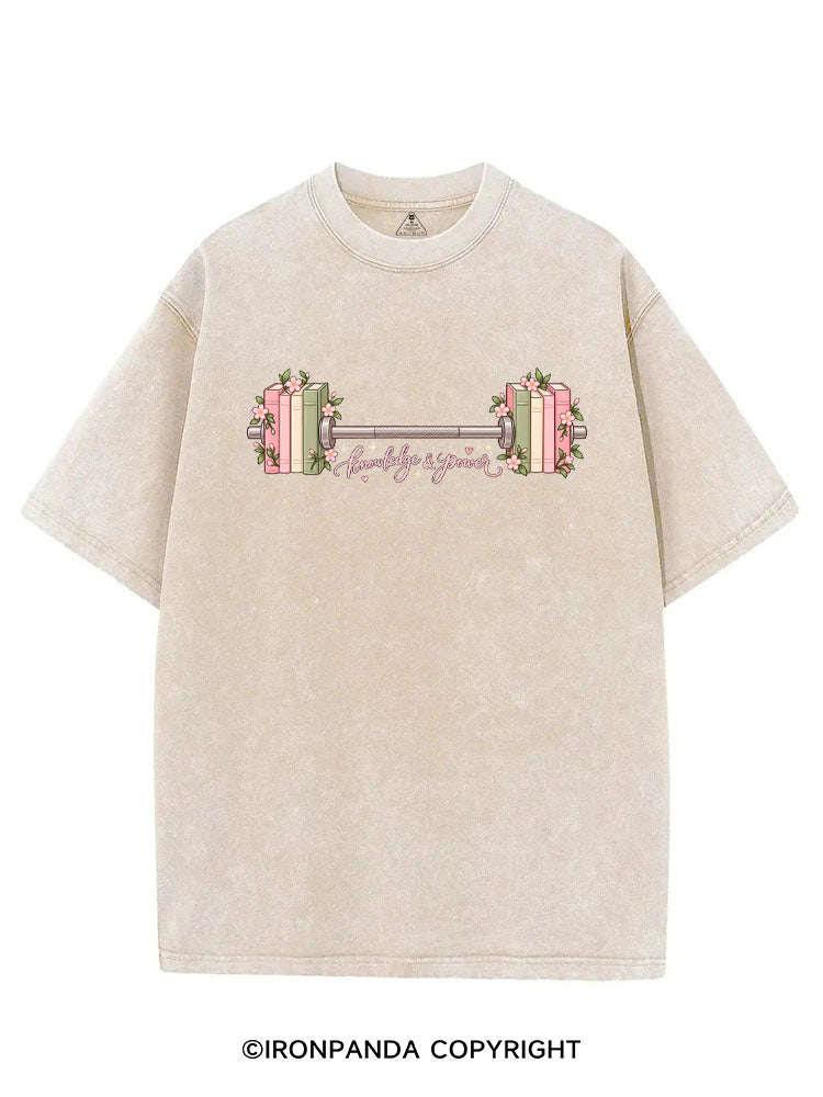 KNOWLEDGE AND POWER VINTAGE GYM SHIRT