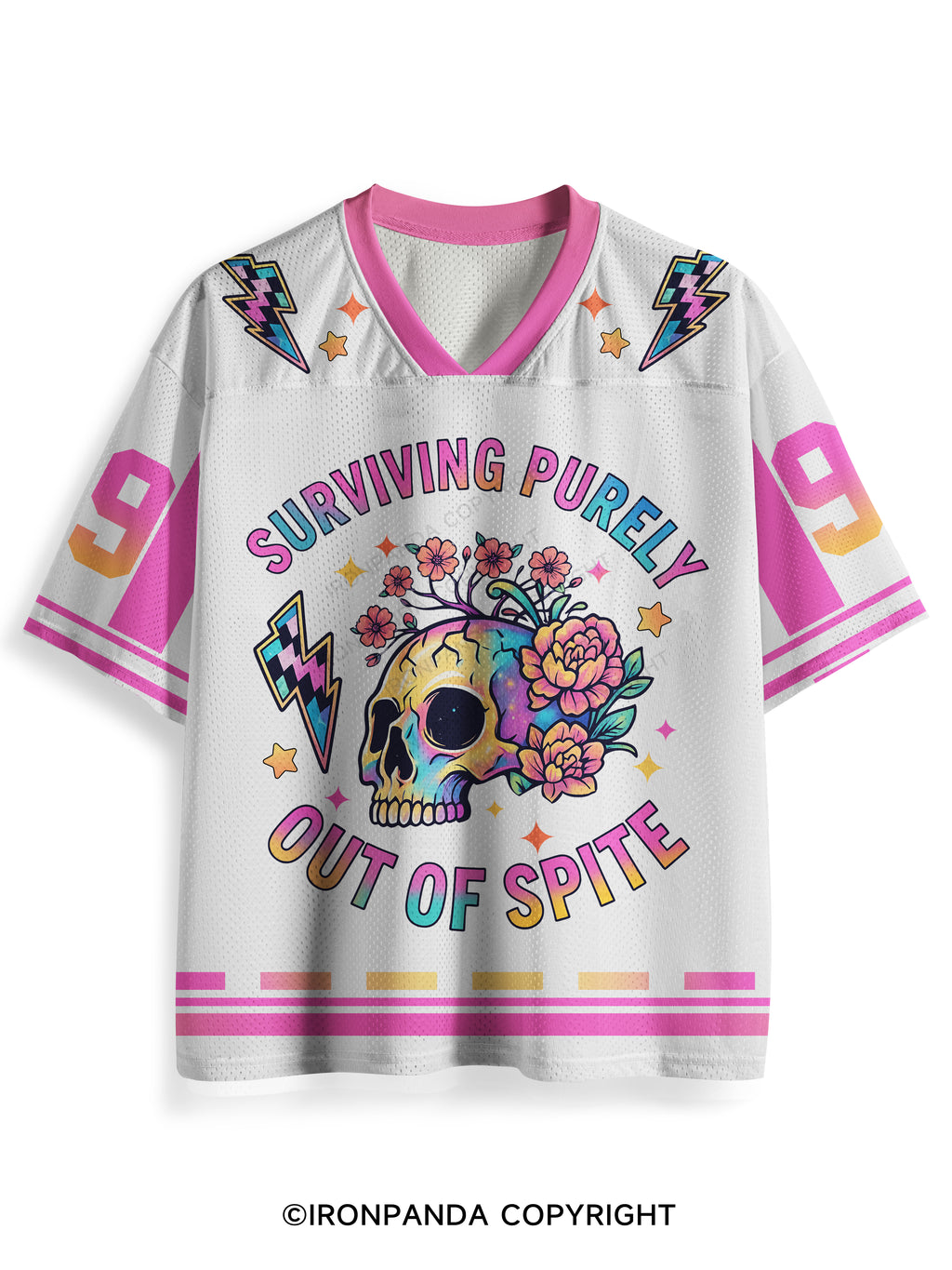 SURVIVING PURELY OUT OF SPITE Mesh Jersey
