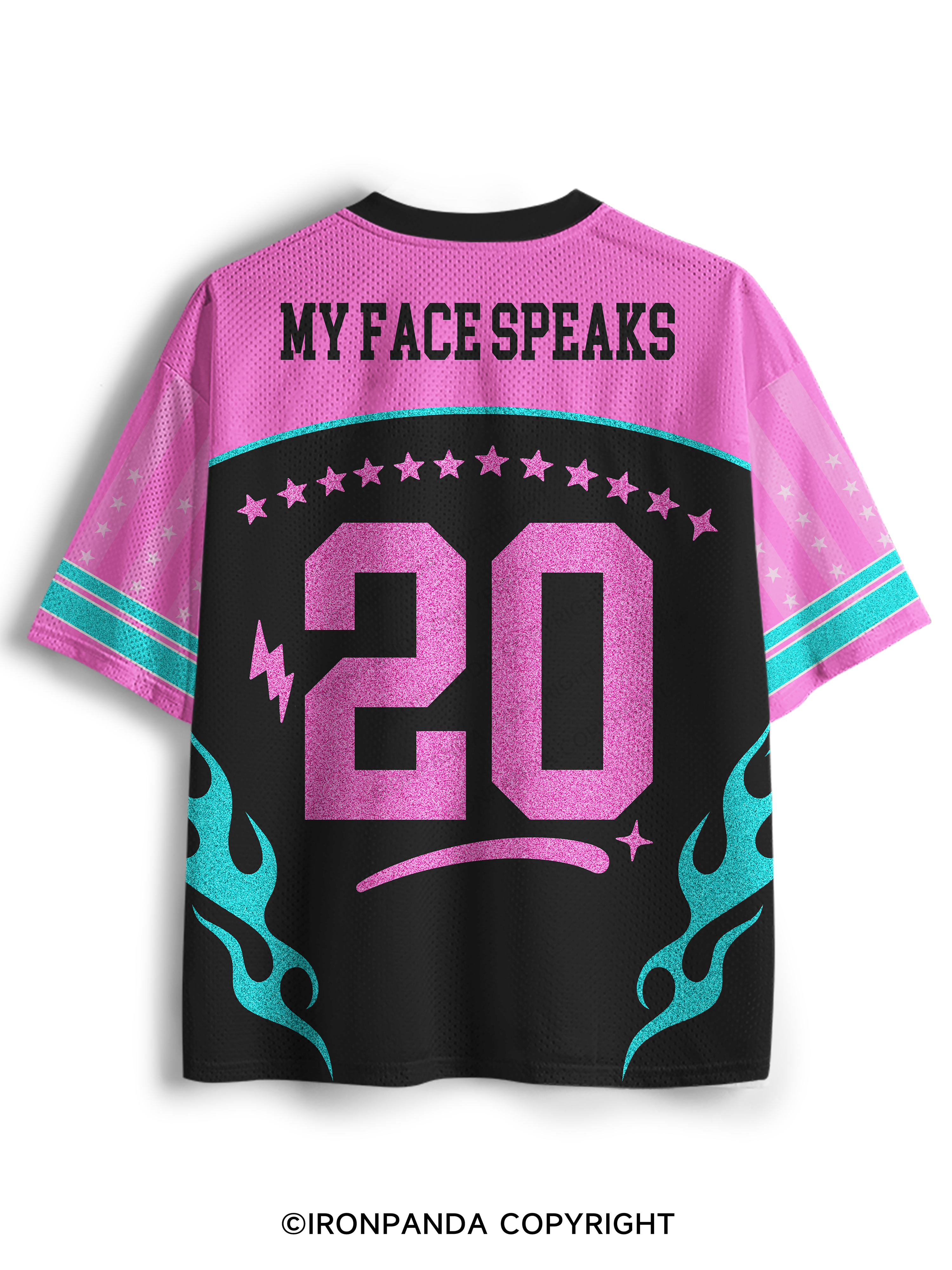 SORRY FOR WHAT MY FACE SAID Mesh Jersey
