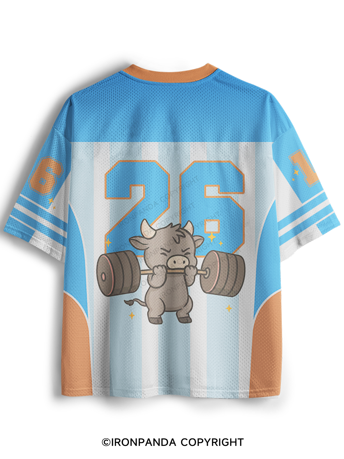 working on my mooscles workout Mesh Jersey