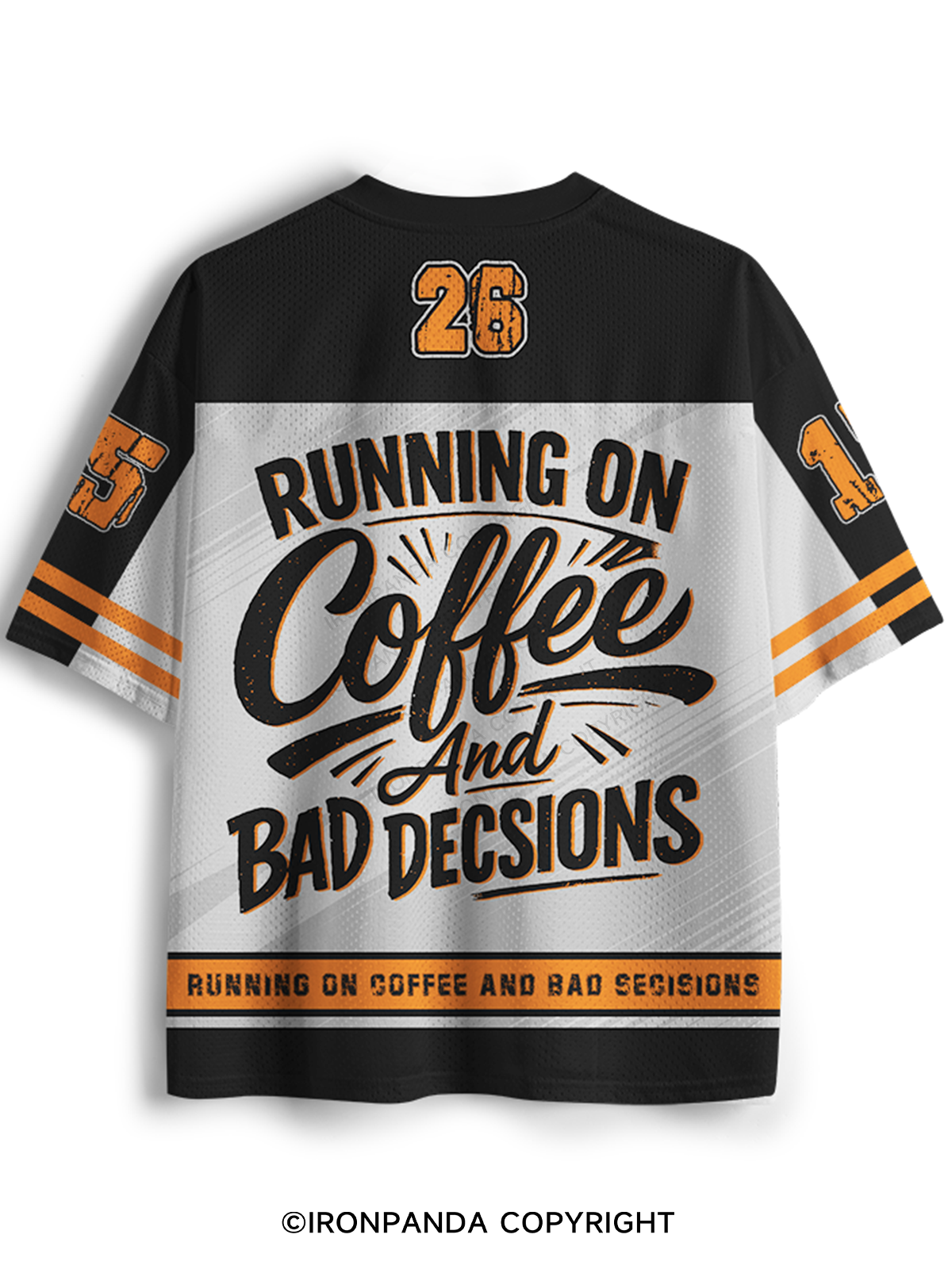 Running On Coffee And Bad Decisions Mesh Jersey