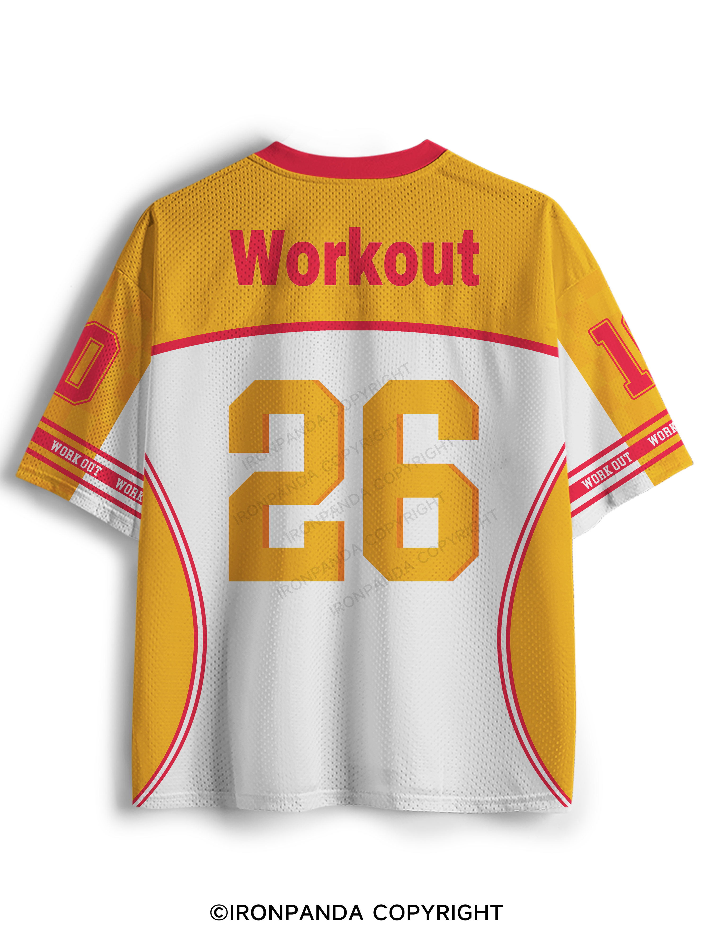Workout Fitness Mesh Jersey