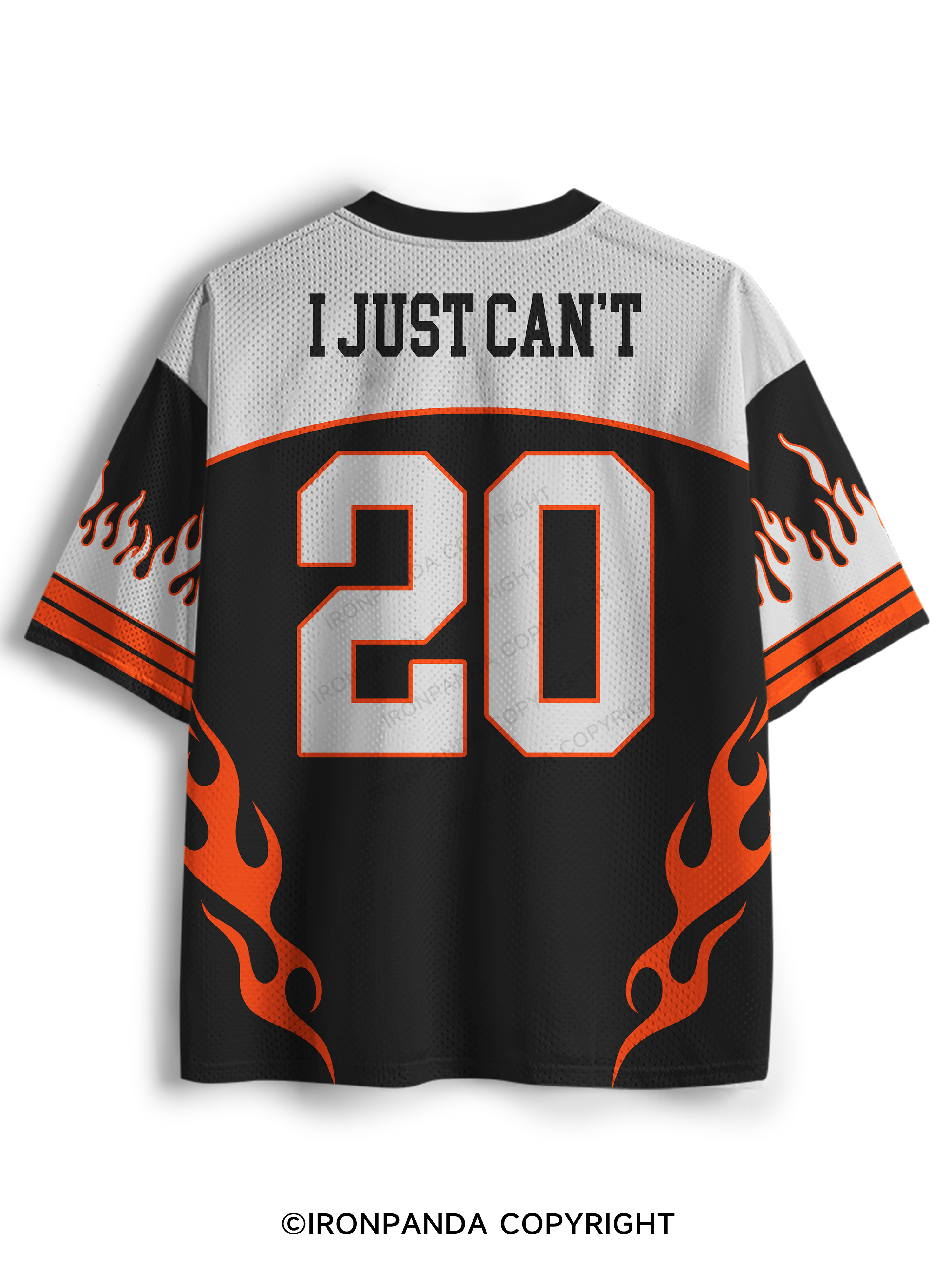 I just can't lazy Funny Mesh Jersey