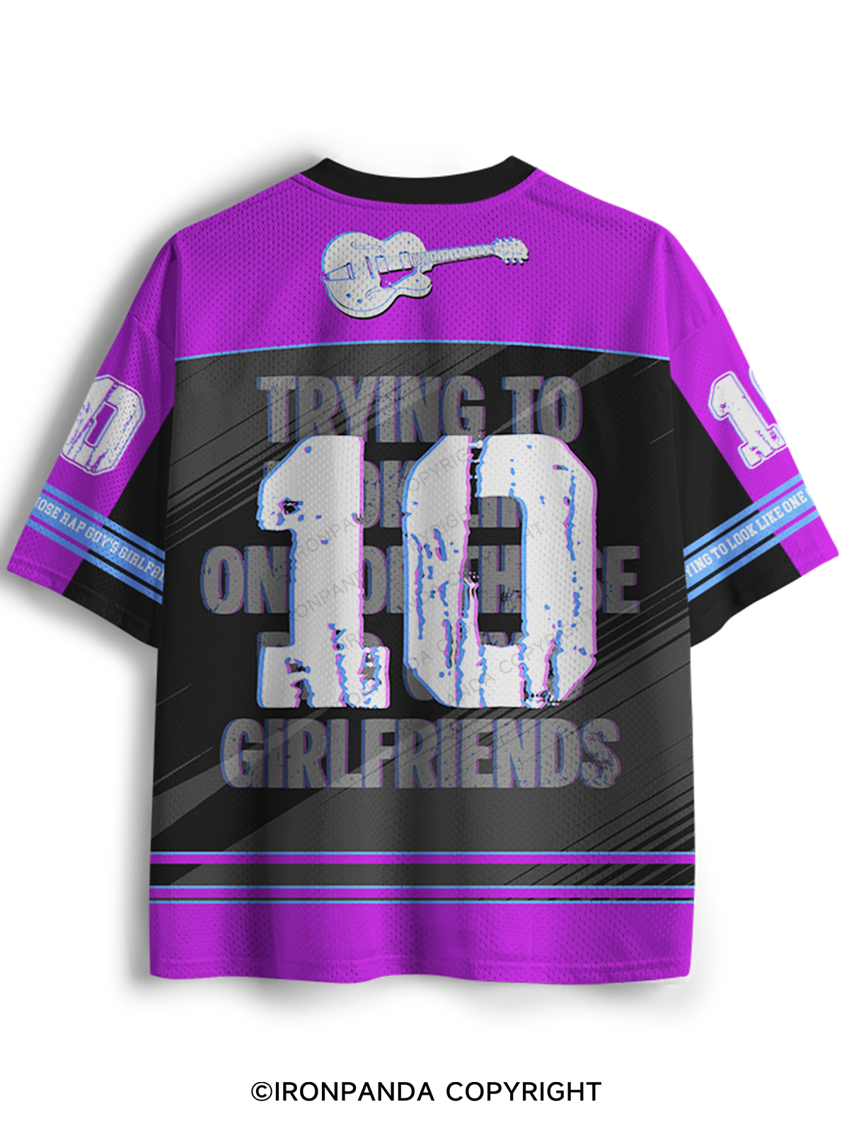 trying to look like one of those rap guy's girlfriends Mesh Jersey