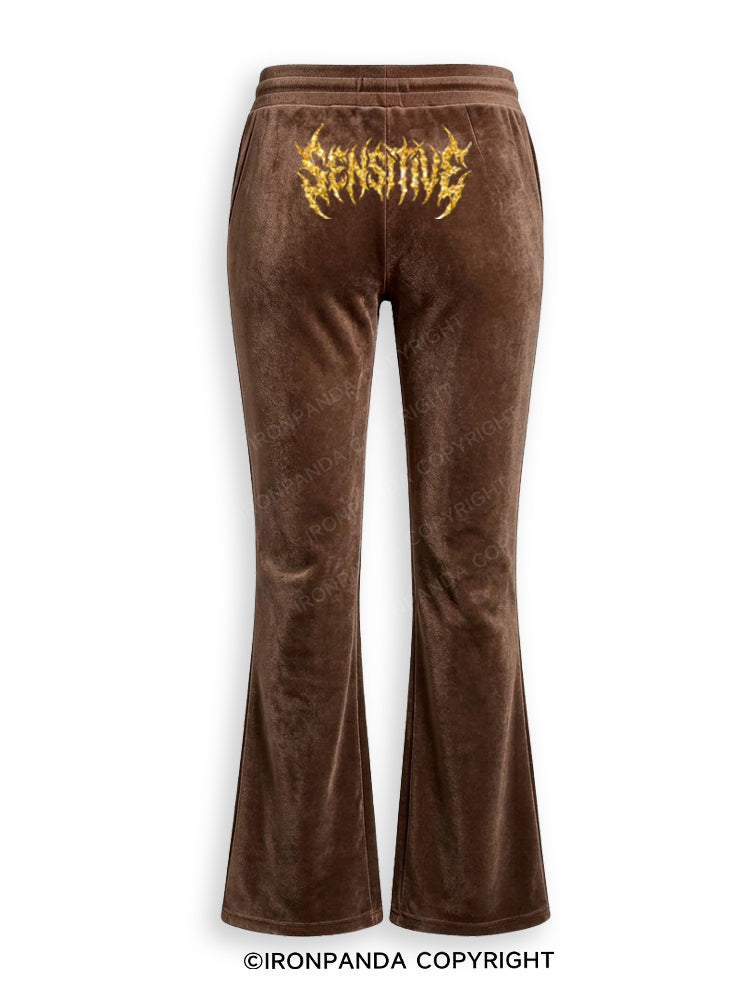 Sensitivity and Empathy is a Strength Velvet Tracksuit Set