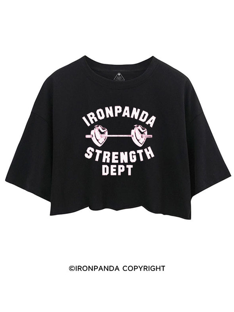 IRONPANDA STRENGTH DEPT CROP TOPS