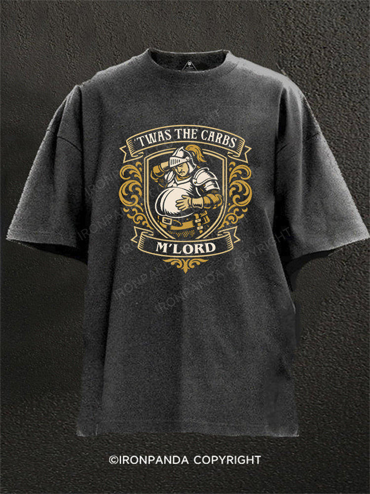Twas the Carbs Mlord Washed Gym Shirt