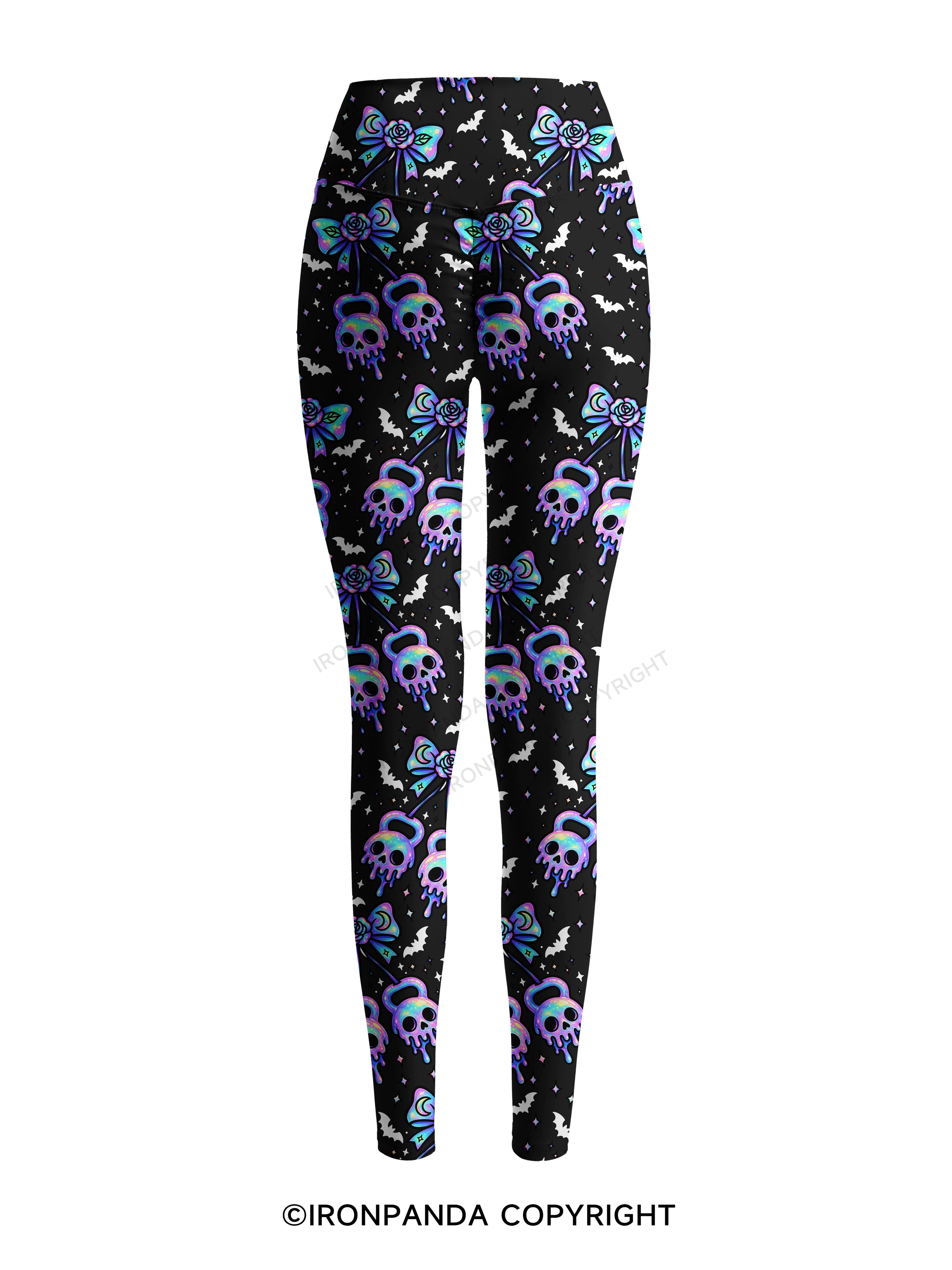 GHOST DRIP KETTLEBELLS Printed Yoga Pants